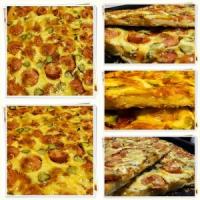 Рецепт пиццы в домашних условиях с сарделькой и корнишонами
