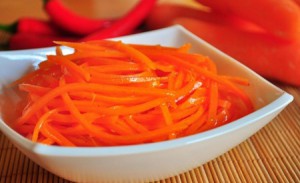 Острый салат из моркови по корейски