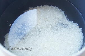 отварить рис для запеканки