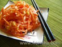 Острый салат с морковью