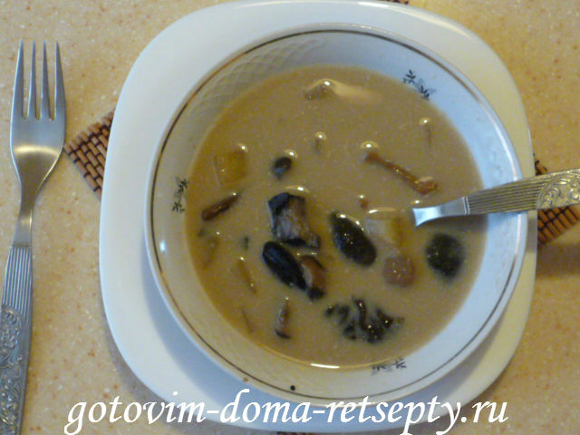 рецепт грибного супа