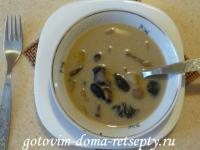 Рецепт грибного супа из белых грибов
