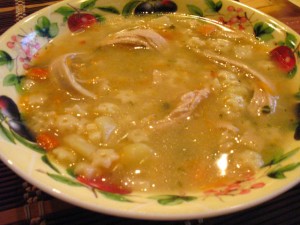 вкусный куриный суп - первое блюдо