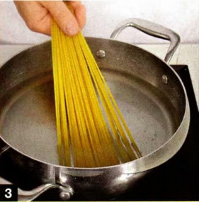 спагетти нери +с морепродуктами рецепт