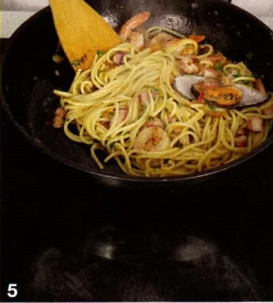 спагетти +с морепродуктами рецепт +с фото