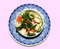 Рецепт как приготовить вкусный Салат из молодых овощей и яиц