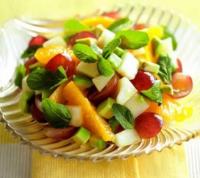 Рецепт как приготовить фруктовый салат с розмариновым медом