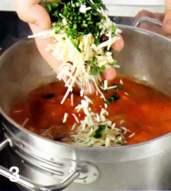 фасолевый суп +из консервированной фасоли