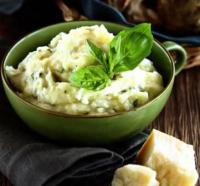 Рецепт как приготовить картофельное пюре с йогуртом и базилик