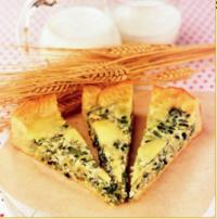 Пирог из зеленого лука и сыра