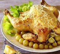 Рецепт как вкусно приготовить цыпленока с корочкой из сыра