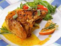 Рецепт как вкусно приготовить цыпленка в мандариновой глазури
