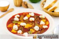 Рецепты супов - Гуляш по-венгерски, суп с клёцками