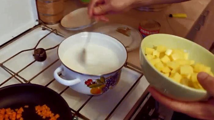 Сырный суп - Антикризисный рецепт супа с горбушей!