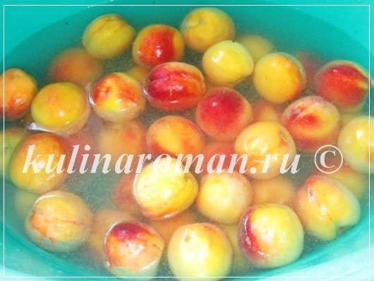 Быстрый компот из персиков на зиму (без стерилизации)