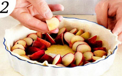 Вкусный пирог с персиками рецепт