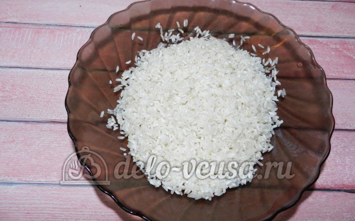 Рисовые крокеты: Промыть рис