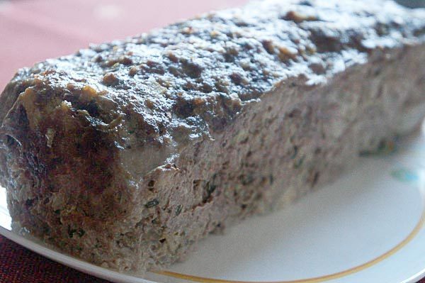 Имбирный митлоф (мясная буханка, мясной хлеб)