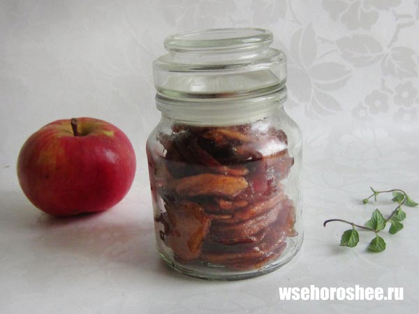 Как приготовить цукаты из яблок