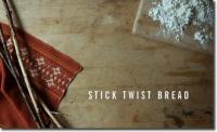 Крученый хлеб на палочках на огне - Видео рецепт / Stick Twist Bread