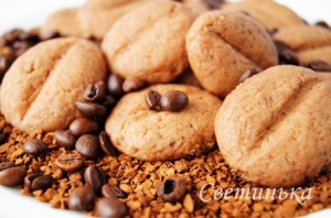 простое печенье "Кофейные зерна"