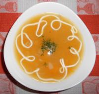 Тыквенный суп да с фасолькой