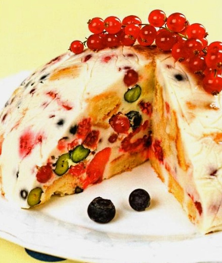 торт с ягодами