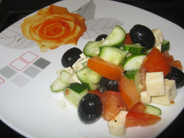 греческий салат рецепт с фото