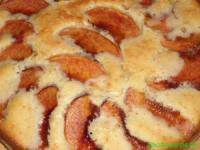 Рецепт приготовления пирога с персиками