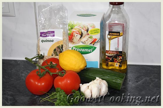 Рецепт салата с киноа и сыром тофу с пошаговыми фотографиями