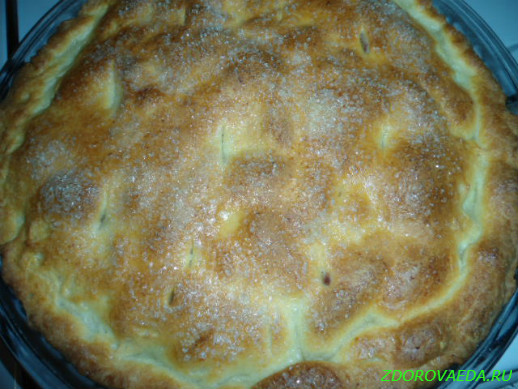 Рецепт закрытого пирога с яблоками и смородиной