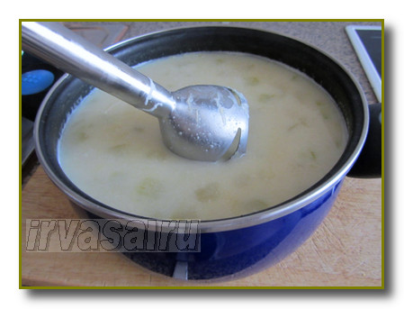 кабачковый суп пюре