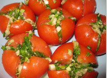 Помидоры на зиму - Острые помидоры с начинкой на зиму