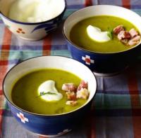 Рецепт как приготовить вкусный  Суп из зеленого горошка с рулькой