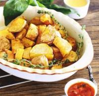 Рецепт как приготовить жареную картошку под соусом