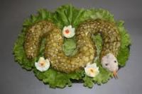 Вкусные салаты - Салат Змейка