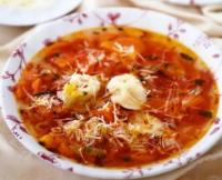 Рецепт как приготовить вкусный Овощной суп с тортеллини