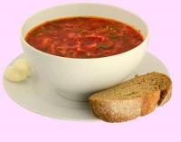 Рецепт как приготовить густой томатный суп с гренками