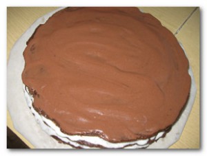 торт на кефире шоколадный