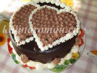 Шоколадный торт ко дню Святого Валентина