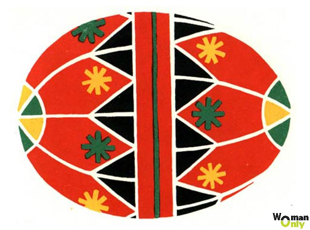 Роспись пасхальных яиц - традиционные орнаменты