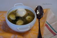 Суп протаньер с крапивой (зеленые щи)
