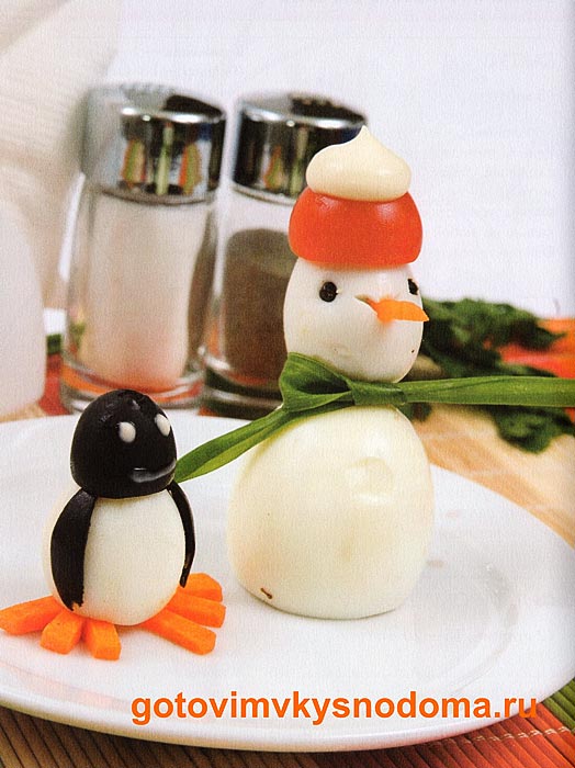 Пингвин и снеговик