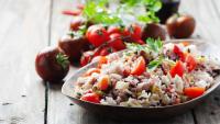 Рецепт дня: тёплый салат из дикого риса
