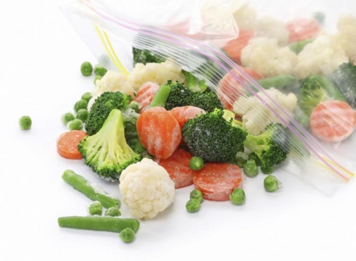 Замороженные овощи в пакете